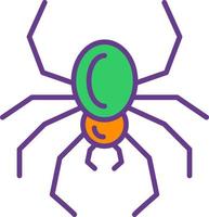 Spider Creative Icon Design vector