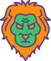 Lion Creative Icon Design vector