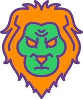 Lion Creative Icon Design vector