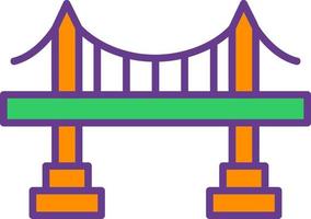 Bridge Creative Icon Design vector