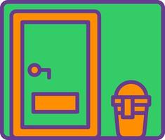 Room Door Creative Icon Design vector