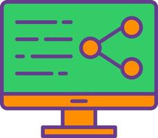 Shares Creative Icon Design vector