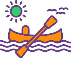 Kayak Creative Icon Design vector