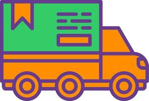 Delivery Truck Creative Icon Design vector