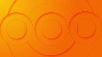 Yellow and orange circular Background. Modern, abstract circles. It is already looped if needed. video