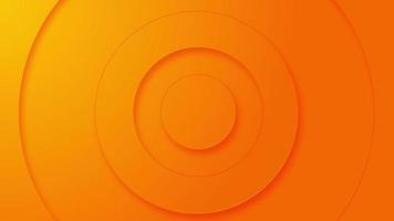 Yellow and orange circular Background. Modern, abstract circles. It is already looped if needed. video