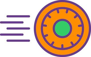 Frisbee Creative Icon Design vector