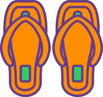 Flip Flops Creative Icon Design vector