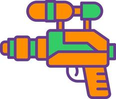 Water Gun Creative Icon Design vector