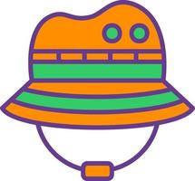 diseño de icono creativo de sombrero vector