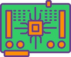 Circuit Board Creative Icon Design vector