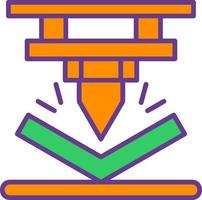 Bending Creative Icon Design vector