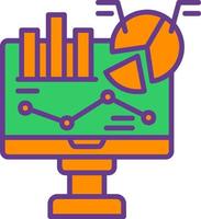 Data Analytics Creative Icon Design vector
