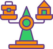 Balance Creative Icon Design vector