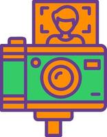 Vlogger Creative Icon Design vector