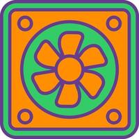 Fan Creative Icon Design vector