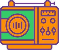 Radio Creative Icon Design vector