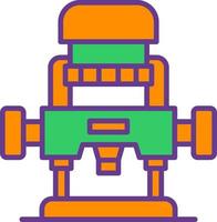 Router Machine Creative Icon Design vector