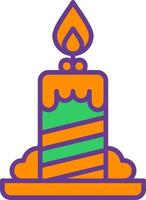 Candle Creative Icon Design vector