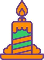 Candle Creative Icon Design vector