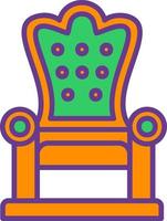 Throne Creative Icon Design vector