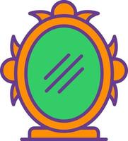 Magic Mirror Creative Icon Design vector