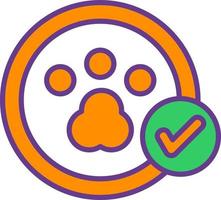 Pet Friendly Creative Icon Design vector