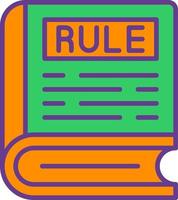 Rule Creative Icon Design vector