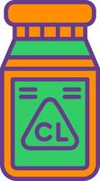 Chlorine Creative Icon Design vector