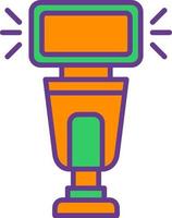 Camera Flash Creative Icon Design vector