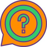 Question Creative Icon Design vector