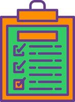 Checklist Creative Icon Design vector