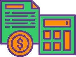 Accountant Creative Icon Design vector