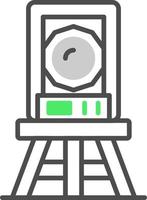 Theodolite Creative Icon Design vector