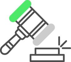 Gavel Creative Icon Design vector