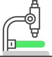 Microscope Creative Icon Design vector