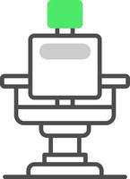 Barber Chair Creative Icon Design vector