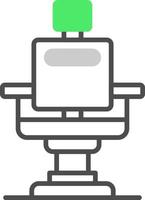 Barber Chair Creative Icon Design vector