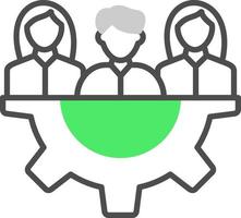 Workforce Creative Icon Design vector