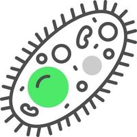 diseño de icono creativo de bacterias vector