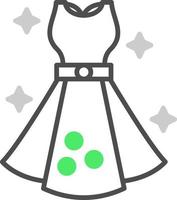 Dress Creative Icon Design vector