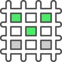 Grid Creative Icon Design vector