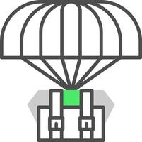 Airdrop Creative Icon Design vector