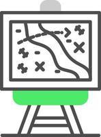 Map Creative Icon Design vector