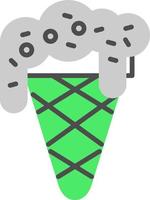 diseño de icono creativo de helado vector