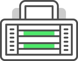 Led Strobe Creative Icon Design vector