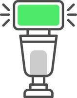 Camera Flash Creative Icon Design vector