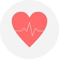 Heart Rate Creative Icon Design vector