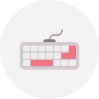 diseño de icono creativo de teclado vector