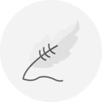 Feather Creative Icon Design vector